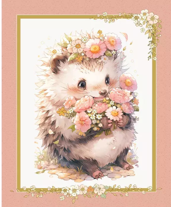 DEVONSTONE COT PANELS Hedgehog