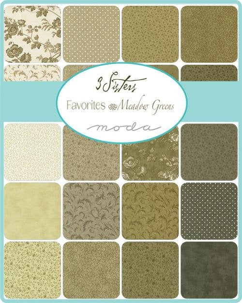 Vintage Linens Meadow Greens 44362PP