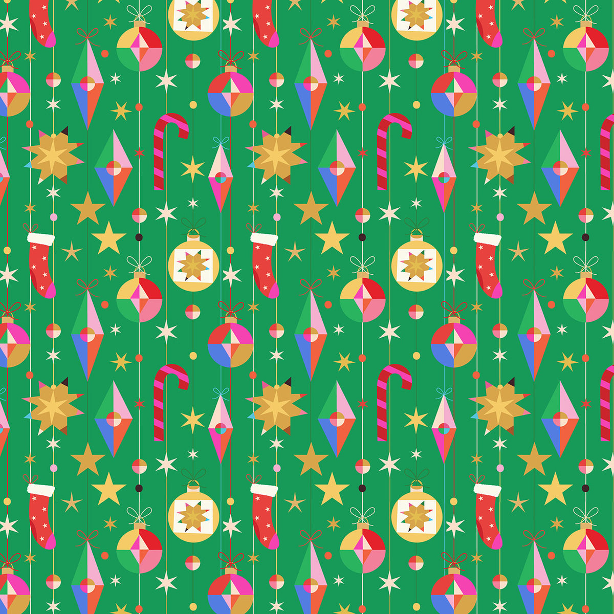 Home For Christmas -  Fat Quarter Bundle 7 Piece + 1 Panel - Thread & Ink Design.Studio