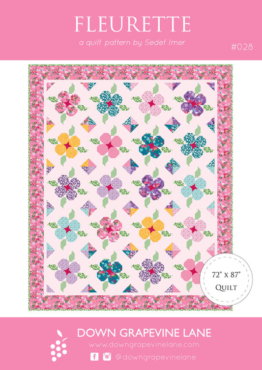 Fleurette Quilt Paper Pattern