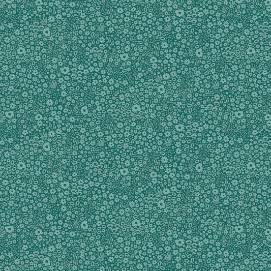 Ditsy Daisy Christmas Green  DV2169 - Devonstone