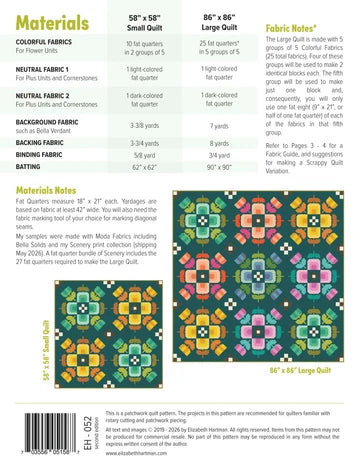 Casserole Paper Pattern by Elizabeth Hartman