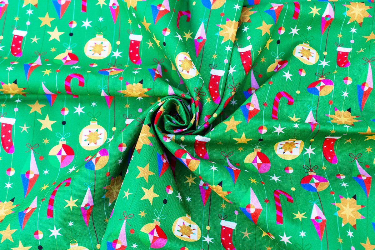 Home For Christmas -  Fat Quarter Bundle 7 Piece + 1 Panel - Thread & Ink Design.Studio