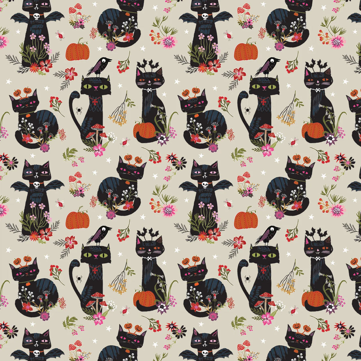 Hocus Pocus -  Fat Quarter Bundle 8 Piece + 1 Panel - Thread & Ink Design.Studio
