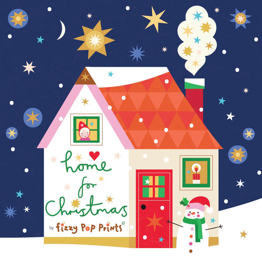 Home For Christmas -  Fat Quarter Bundle 7 Piece + 1 Panel - Thread & Ink Design.Studio