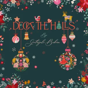 Deck the Halls -  Fat Quarter Bundle 10 Piece - Thread & Ink Design.Studio