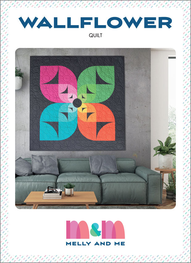 Wallflower Quilt Paper Pattern