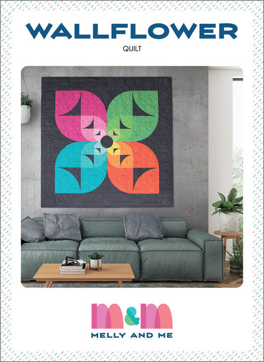 Wallflower Quilt Paper Pattern