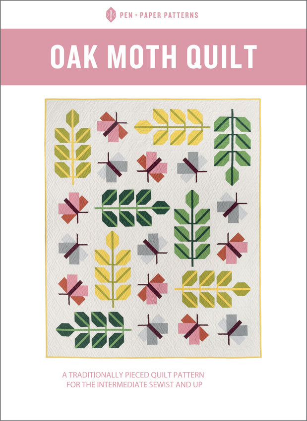 Oak Moth Quilt Paper Pattern