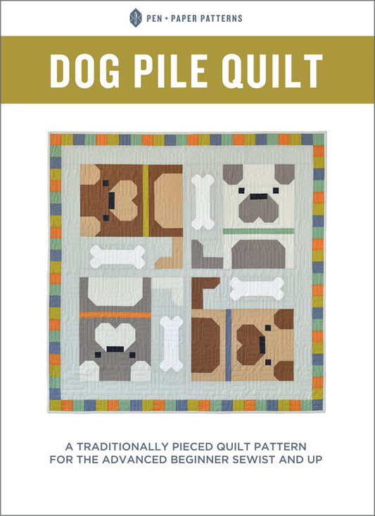 Dog Pile Quilt Paper Pattern