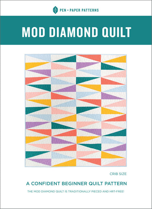 Mod Diamond Quilt Paper Pattern