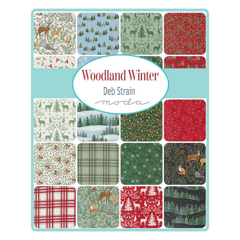 Moda Woodland Winter Jelly Roll 56090JR