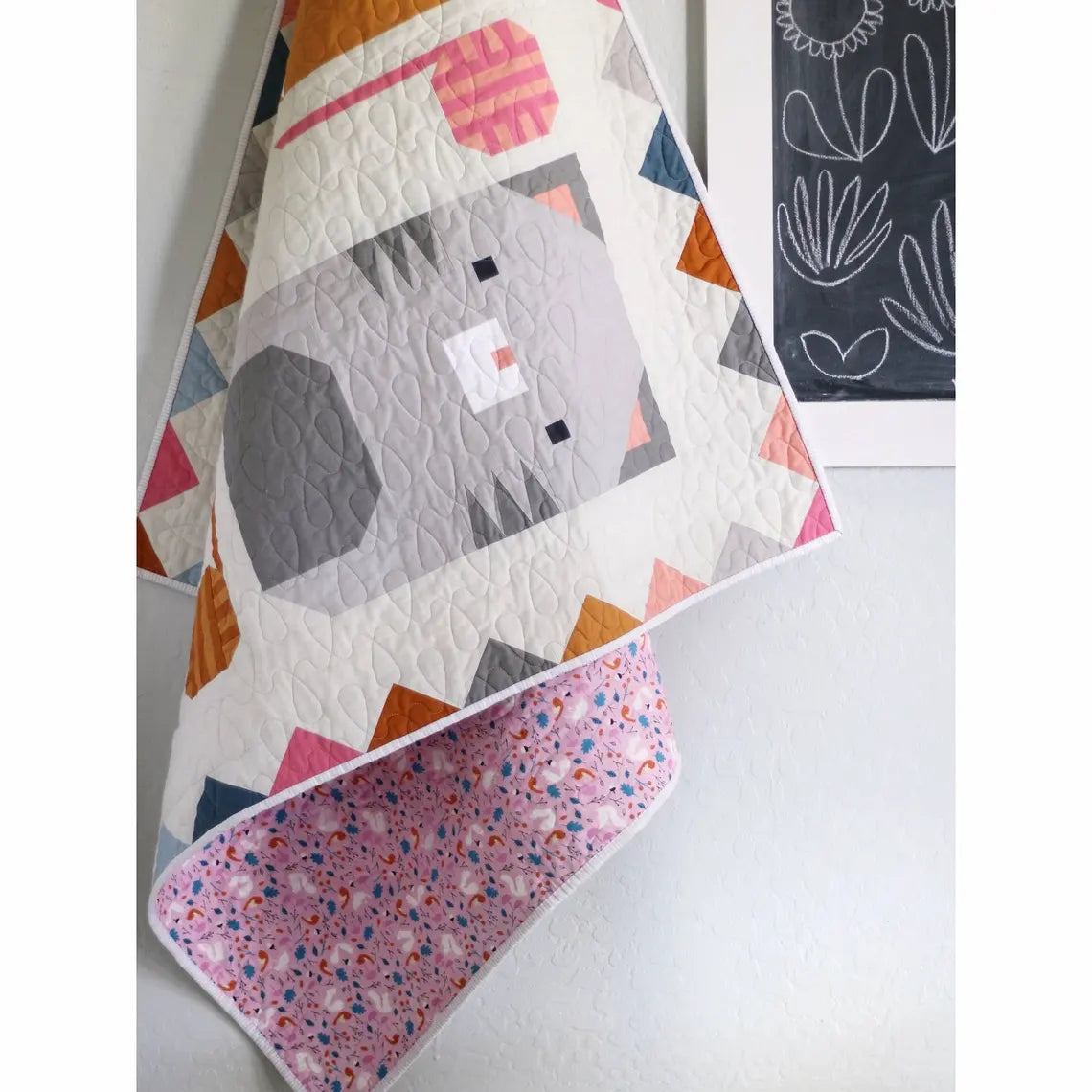 Kitten Around Quilt Paper Pattern