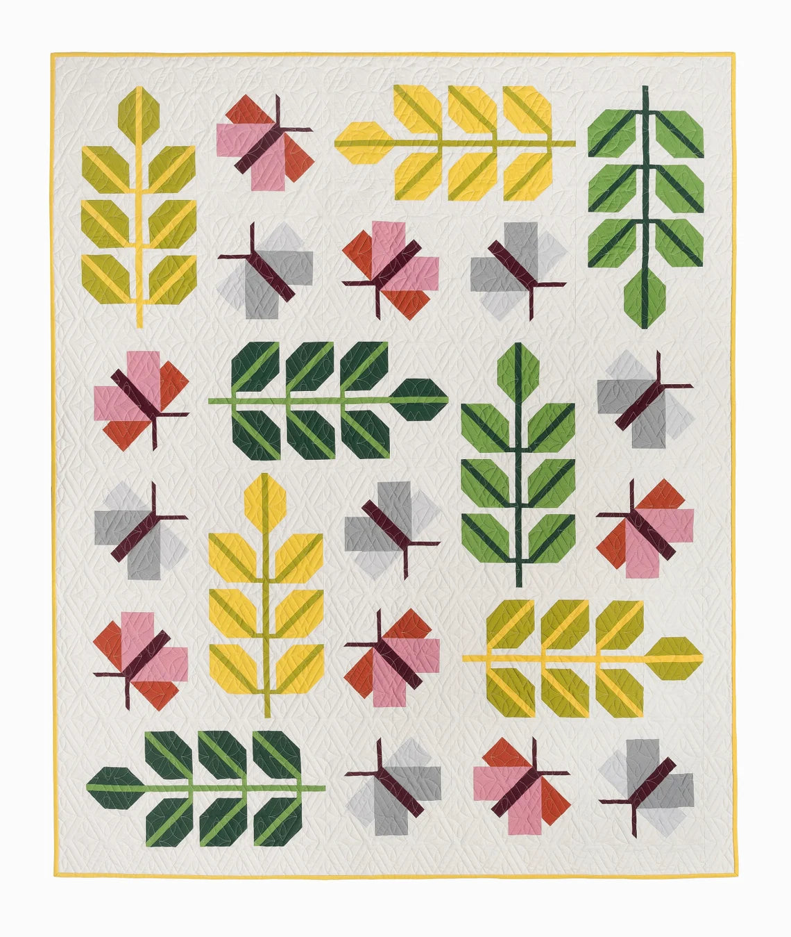 Oak Moth Quilt Paper Pattern